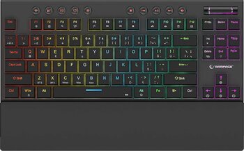 Rampage Beru Siyah RGB TKL Red Switch Kablosuz Mekanik Oyuncu Klavyesi