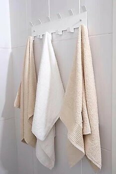 Risingmaber Metal Beyaz Amerikan Kapı Arkası Yapışkanlı Askılık Banyo Askılık Ve Duvar Askısı MT84B