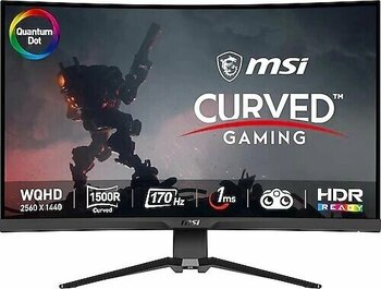 MSI MAG 275CQRF-QD 27 inç 2560 x 1440 2K Oyuncu Monitörü
