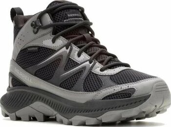 Merrell Tempo Exp Mıd Wp J038275 Black/charcoal Su Geçirmez Erkek Bot Siyah 41
