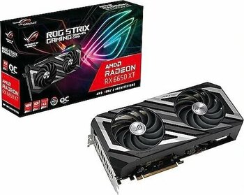 Asus RX 6650 XT Rog Strix OC Edition ROG-STRIX-RX6650XT-O8G-GAMING 128 Bit GDDR6 8 GB Ekran Kartı