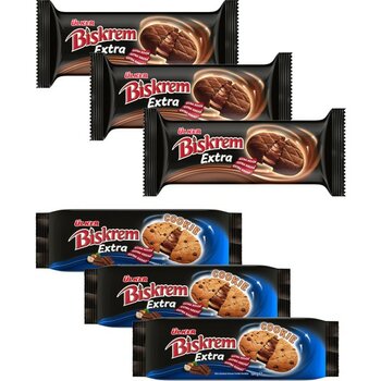 Ülker Biskrem Extra ve Cookie 184 gr 6 Lı Karma Paket