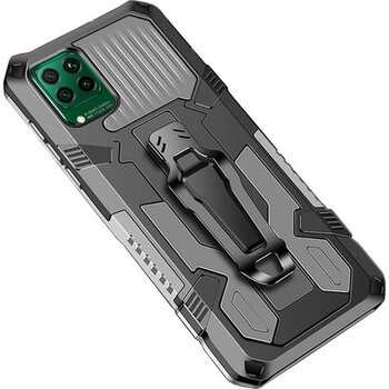 Smart Tech Huawei P40 Lite Zırh Tank Kılıf Yüksek Koruma - Gri