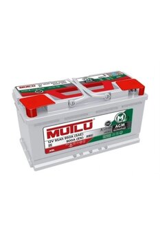 MUTLU AKÜ Mutlu 12 Volt 95 Amper Agm Start Stop 2021 Üretim Akü Ma5ls509509001b1300