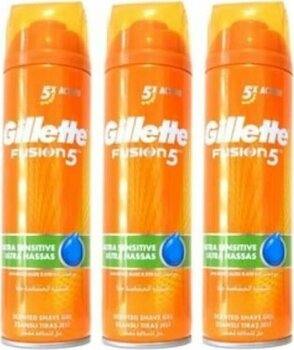 Gillette Fusıon 5 Ultra Hassas Tıraş Jeli 3 X 200 Ml