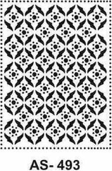 Cadence New Stencil Collection A4 AS-493 - Siyah