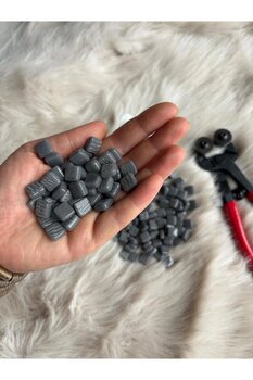 Karsan Mozaik Sanatsal Mikro Mozaik Koyu Gri 1x1cm Mozaik Sanatı Malzeme (100gr)