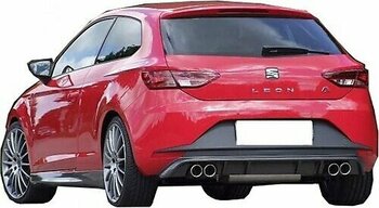 Seat Leon MK3 2013-2016 FR Arka Tampon Eki Difüzör Plastik