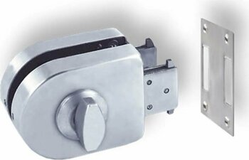 Kale Kilit Kale Kd070/20-124 Cam Kapı Kilidi - Tek Kanat -kasa Monteli Karşılık