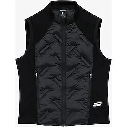 Skechers Outerwear W Padded Lightweight Vest Kadın Siyah Yelek S241153-001