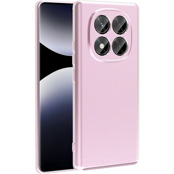 Xiaomi Redmi Note 14 Pro 4g Kılıf Kamera Korumalı Darbe Emici Leke Tutmaz Ince Yumuşak Silikon Kapak - Rose Gold