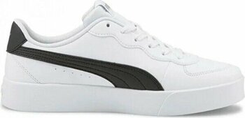 Puma Puma Skye Clean Kadın Spor Ayakkabı 380147-04 White-Black - 6 - Siyah - Beyaz