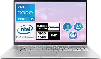 Asus Vivobook I5-13420H 24GB 1tb SSD 15.6" Fhd W11P Taşınabilir Bilgisayar X1502VA-NJ871 14 - 1 TB - 24 GB
