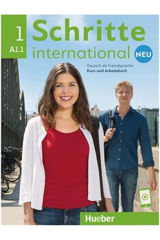 Hueber Yayınları Schritte international Neu 1 Kursbuch und Arbeitsbuch mit Audios online