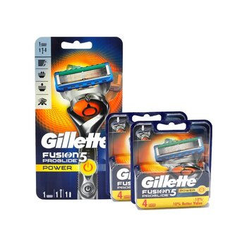 Gillette Fusion5 Proglide Power 1 Up Tıraş Makinesi + Yedek Başlık 8'li