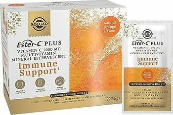 Solgar ESTER-C Plus Vitamin C 1000 MG Efervesan 21 Sachet