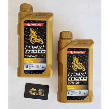 Petrol Ofisi Maximoto 4t 10w-40 Yağ 2 Adet - Yeni Üretim