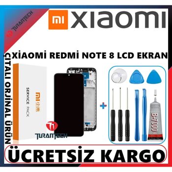 Xiaomi Redmi Note 8 Lcd Ekran Dokunmatik (çıtalı) (549430571) Siyah