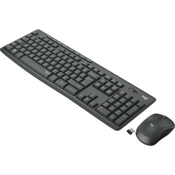 Logitech MK295 Q Tr Siyah Kablosuz Klavye Mouse Set