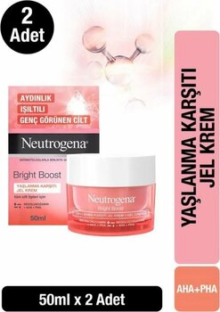 Neutrogena Bright Boost Yaşlanma Karşıtı Jel Krem 50 ml x2