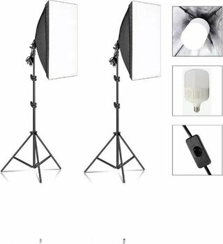 Ada Greenbox 50x70 cm 2 x 50 W Ikili Softbox Sabit Işık Seti