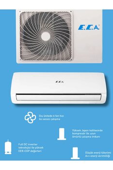 EcaSpylos Pro Inverter Split A++ R32 24.000 BTU Klima ESA1524A100 (Montaj Dahil)