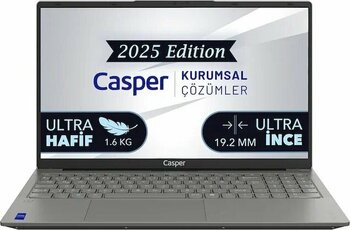 Casper Nirvana X700 AMD Ryzen 5 7430U 16 GB 1 TB NVMe SSD 15.6 inç Gri Dizüstü Bilgisayar