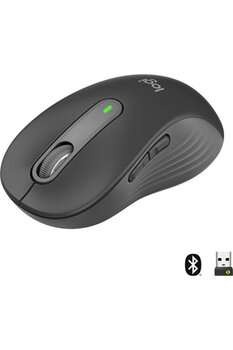 logitech Signature M650 Büyük Boy Sağ El Için Sessiz Kablosuz Mouse Siyah