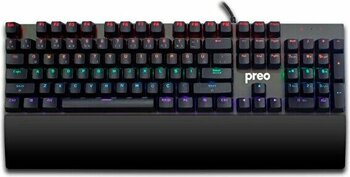 Preo Mg50 Plus Clicky Blue Switch Bilek Destekleri Mekanik Klavye (outlet)