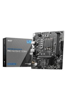 Mb Pro H610m-E Ddr4 Soket 1700 Ddr4 3200(Oc) Hdmı Vga M.2 Usb3.2 1X 1G Lan Matx Anakart