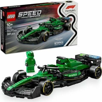 LEGO Speed Champions Aston Martin Aramco F1 AMR24 10+ 269 Parça Yaratıcı Bloklar Oyuncak Yapım Seti