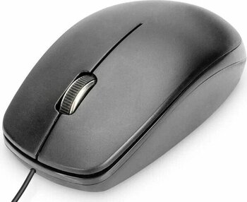 Assmann Digitus 3 Düğmeli Siyah USB Kablolu 1200 DPI Mouse