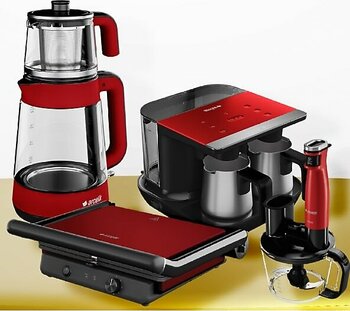 Arçelik Küçük Ev Aletleri 4lü Set Cm 6964 K - Tm 6046 Ck - Rhb 6050 K - Tkm 9961 L