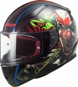 Ls2 Rapid 2 Clawn Full Face Motosiklet Kaskı - XS - Siyah - Gri - Kırmızı