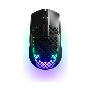 Steelserıes Aerox 3 Wıreless Onyx 2022 Ultra Hafıf 68g. Truemove Aır Sensor Kablosuz Mouse Siyah - Beyaz