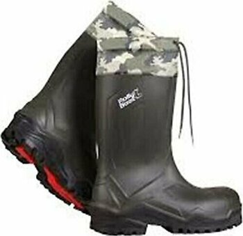 Pollyboot Polly Power Rigger O4 Boğazlı Koyu Haki Çeliksiz Çizme