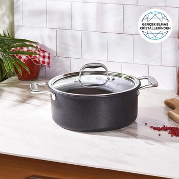 Karaca Biodiamond Pro İndüksiyon Tabanlı Tencere 24 Cm