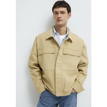 Mavi Cep Detaylı Bej Ince Ceket 0211872-70204 - XL