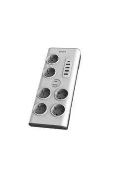 Philips Spn7060wa/62 6'lı Akım Korumalı & 5xusb Priz 900j - 2m
