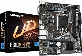 Gigabyte H610m H V2 D5 1700p Vga Hdmi Usb3.2