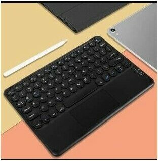 Alfa MEC Apple Ipad Pro 9.7 Inç Uyumlu Bluetooth Klavye Touchpad Slim Kablosuz Wifi Q Klavye - Siyah