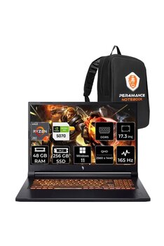 Acer Nitro V17 Aı Ryzen 7 260 48Gb 256Gb Ssd Rtx5070/8Gb 85W 17.3" Qhd 165Hz W11p Gaming Laptop
