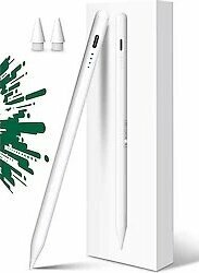 NovStrap Apple iPad Air 11 M2/M3 ile Uyumlu Dokunmatik Tablet Kalemi DZ900 Gen3 Stylus Pencil Avuç İçi Reddi 2 Adet Yedek Uç