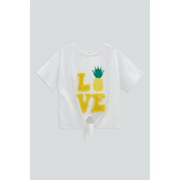 Babokah Meyve Baskılı Tshirt 5 Yaş Beyaz Tişört