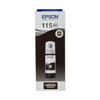 Ohbe Express Epson 115 Ecotank Pigment Siyah Mürekkep Şişe - Ahşap