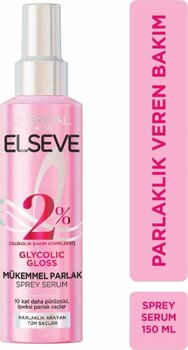 ELSEVE Glycolic Gloss Mükemmel Parlaklık Veren Saç Bakım Sprey Serumu 150ml