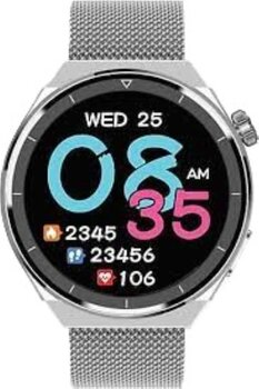 Swords SWORD Wia Watch 2 Pro (GÜMÜŞ METAL HASIR VE HEDİYELİ SİLİKON KORDONLU)