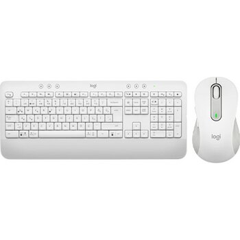 Logitech Signature K650 + M650 L Büyük Boy Sol El Beyaz Kablosuz Klavye-Mouse Seti