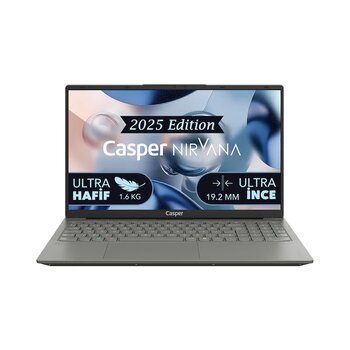 Casper Nirvana X600.1362-bf00a-g-f-m102 I7-13620h 16 Gb 1 Tb Nvme Ssd 15.6" W11h Dizüstü Bilgisayar