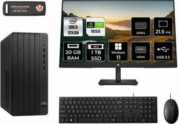 Hp Pro Tower 290 G9 Mw9esd718 İ5 13500 20Gb Ram 1Tb Ssd Gtx1650 4Gb 21.5" W11p Masaüstü Pc